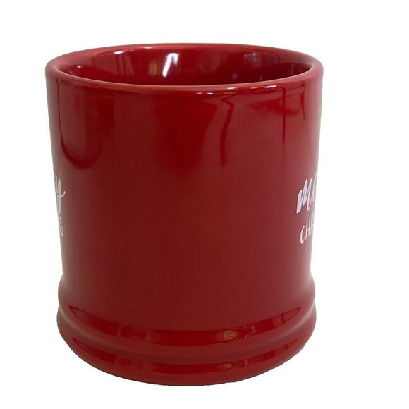 Target Threshold Coffee Mug Meowy Christmas Cat Red Holiday Porcelain 12 Oz - Picture 4 of 7